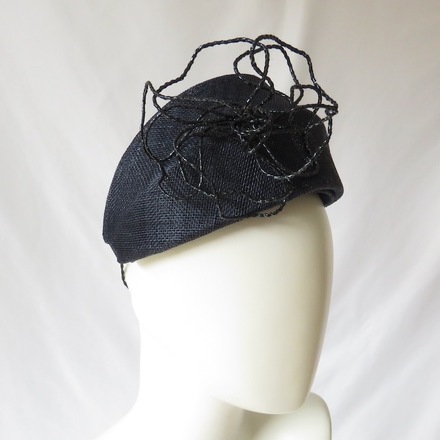 Dark Navy Blue Headband Headpiece