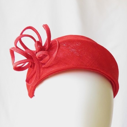 Bright Red Headband Headpiece