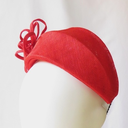 Bright Red Headband Headpiece
