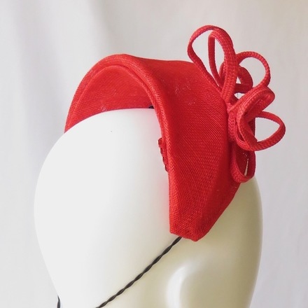 Bright Red Headband Headpiece