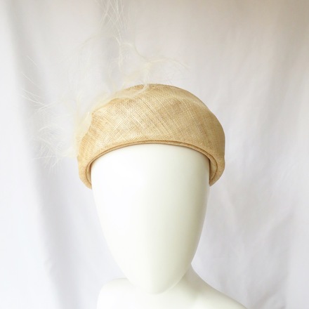Natural Beige Sinamay Headband Headpiece