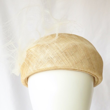 Natural Beige Sinamay Headband Headpiece