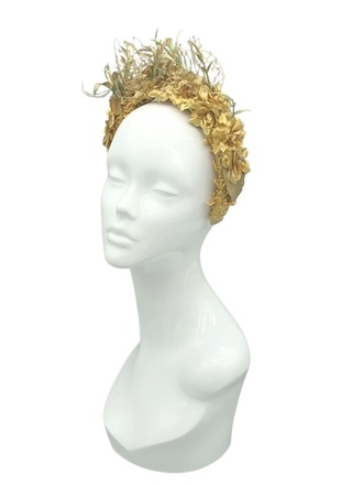 Gold Flower Crown 