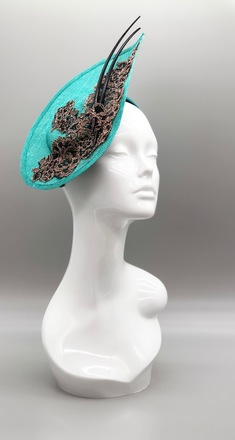 Green Teardrop  Hat 
