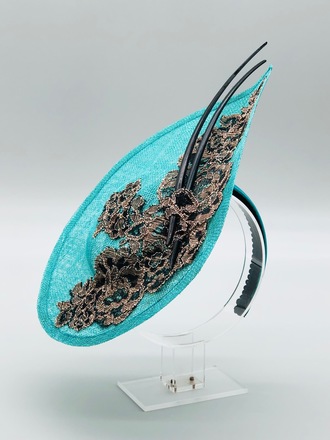 Green Teardrop  Hat 