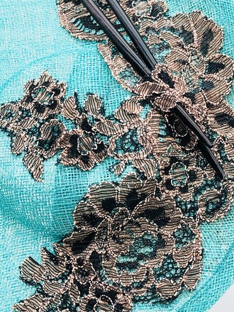 Green Teardrop  Hat 