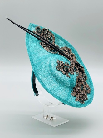 Green Teardrop  Hat 