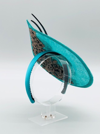 Green Teardrop  Hat 