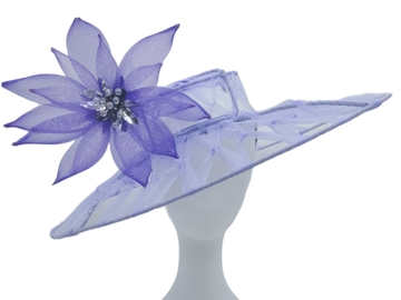 For Sale: Lavender Ribboned Boater