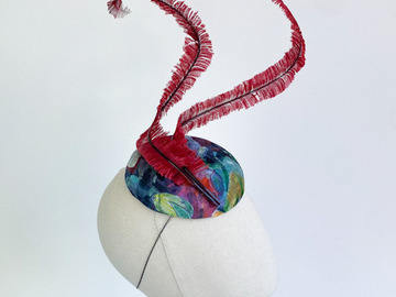 For Rent: Veronica/Floral Velvet Button Headpiece with Blondies