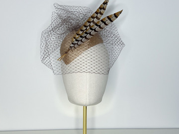 For Sale: Delphine – Latte Parasisal Face Hugger Hat