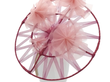 For Sale: Burgandy Ribbon Disk