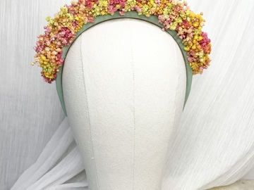 For Sale: Yellow & Pink Gyp Floral Headband