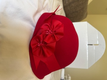 For Sale: Red Cloche