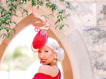 For Rent: ‘KIM’ Sculptural Red Percher by Kim Wiebenga