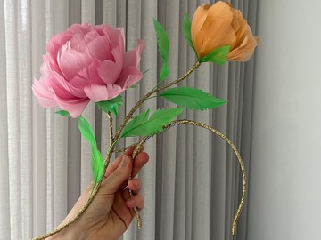 For Rent: Sculptural Feathered Florals