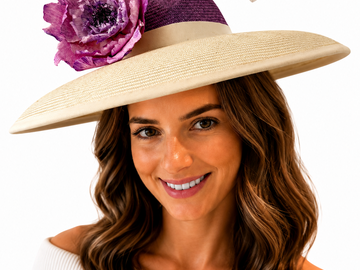 For Sale: chapeau lavande et crème