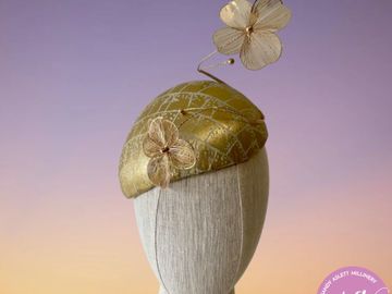 For Sale: Luminara- Leather Pillbox Hat
