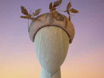 For Sale: Flutter Gleam- Curvette Headpiece or Fascinator