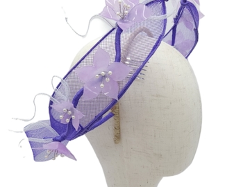 For Sale: Floating Floral Bow Halo