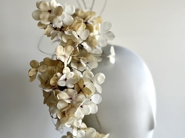 For Sale: Cream hydrangea headpiece 