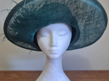 For Sale: The Two Mrs Grenvilles Sea Green Wide Brim Race Hat