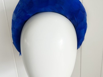 For Sale: Royal blue feather headband 